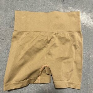 High-Waisted Tan Shorts